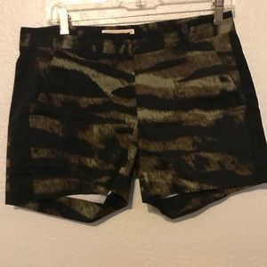 Michael Kors Womens Dress Shorts Animal Print